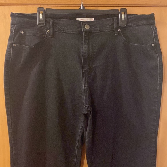 Levi’s Women’s 505 Straight Jeans Black W34 L30 (18) - Picture 4 of 15